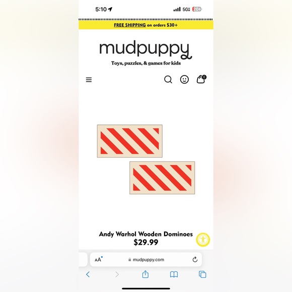 NWT Andy Warhol Wooden Dominoes -by mudpuppy - NEW - multiple sets avail… - Picture 8 of 9